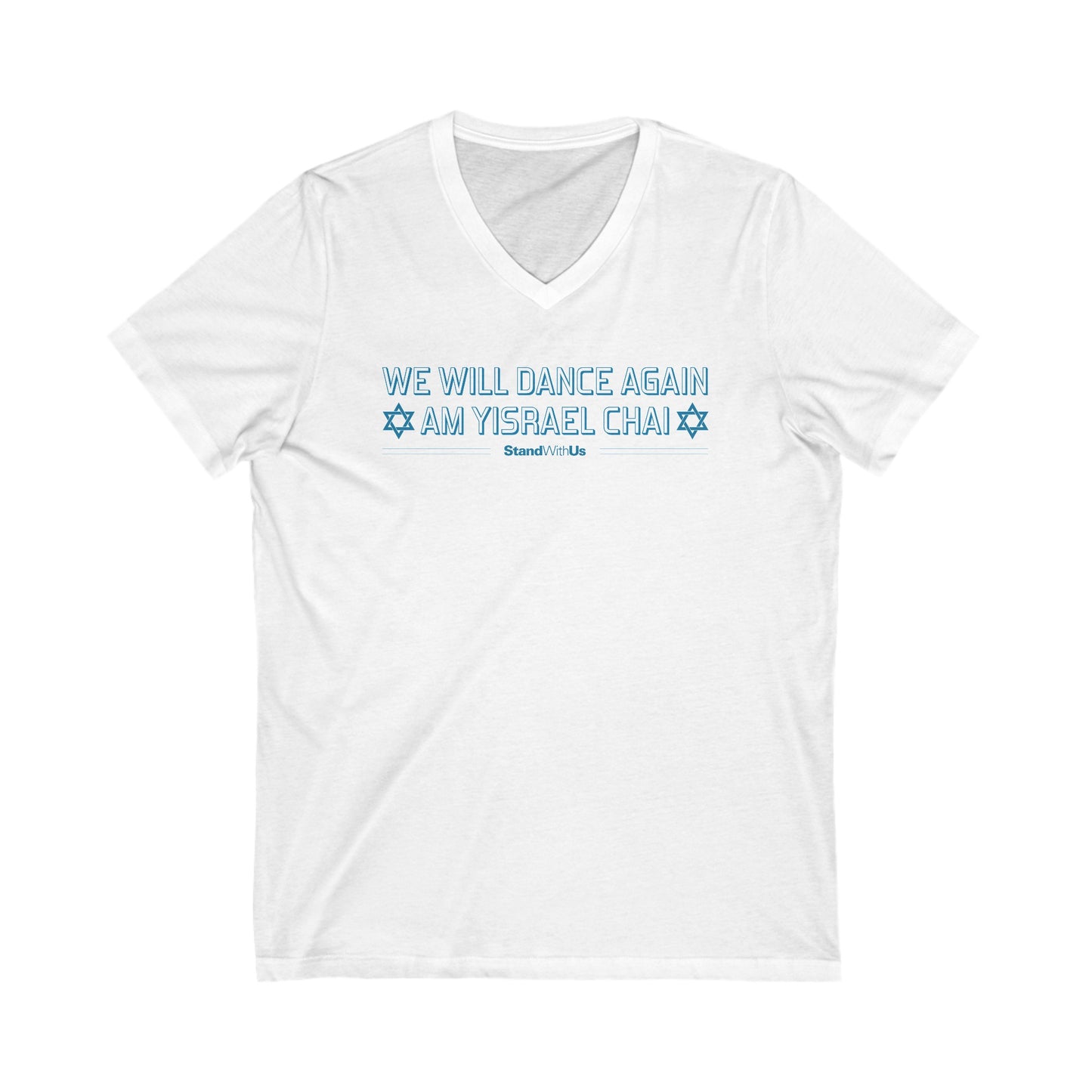 We Will Dance Again - Unisex Jersey Short Sleeve V-Neck Tee