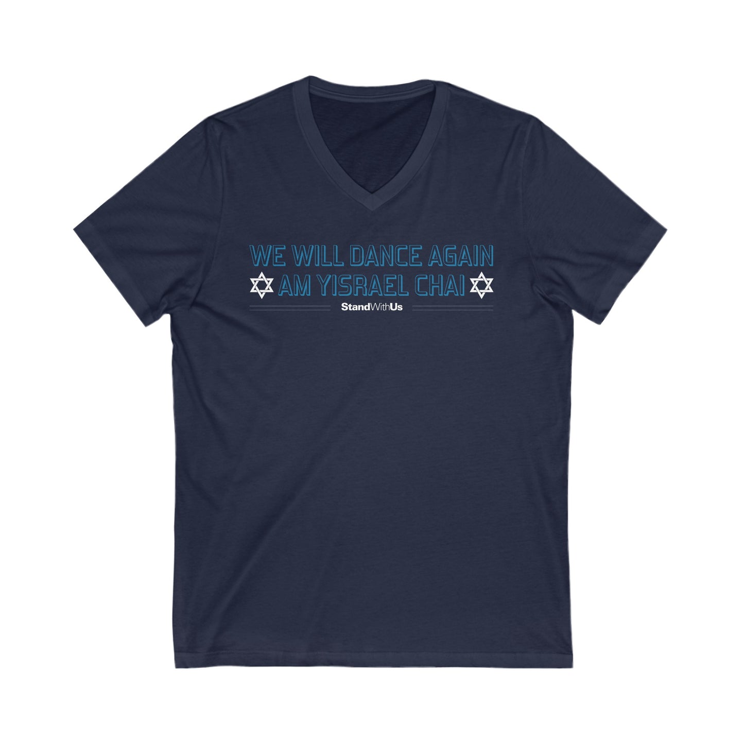 We Will Dance Again - Unisex Jersey Short Sleeve V-Neck Tee