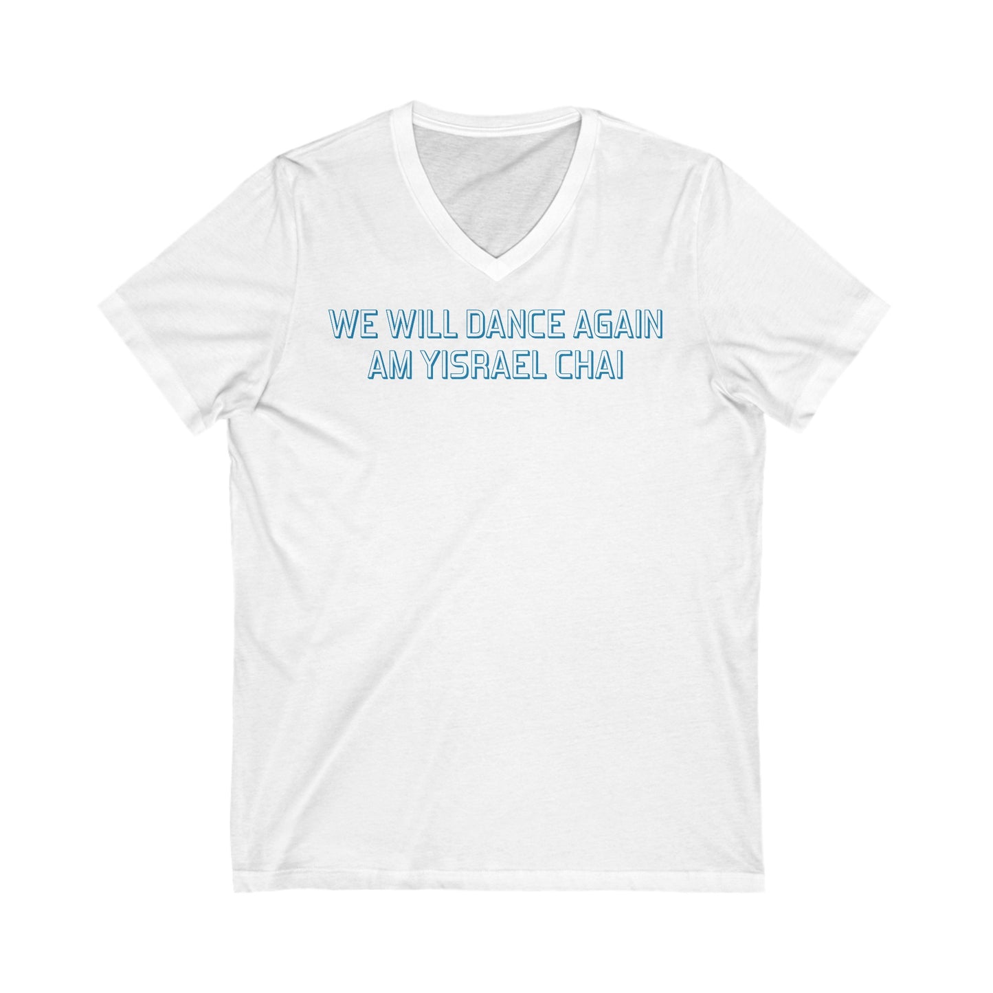 Unisex Jersey Short Sleeve V-Neck Tee