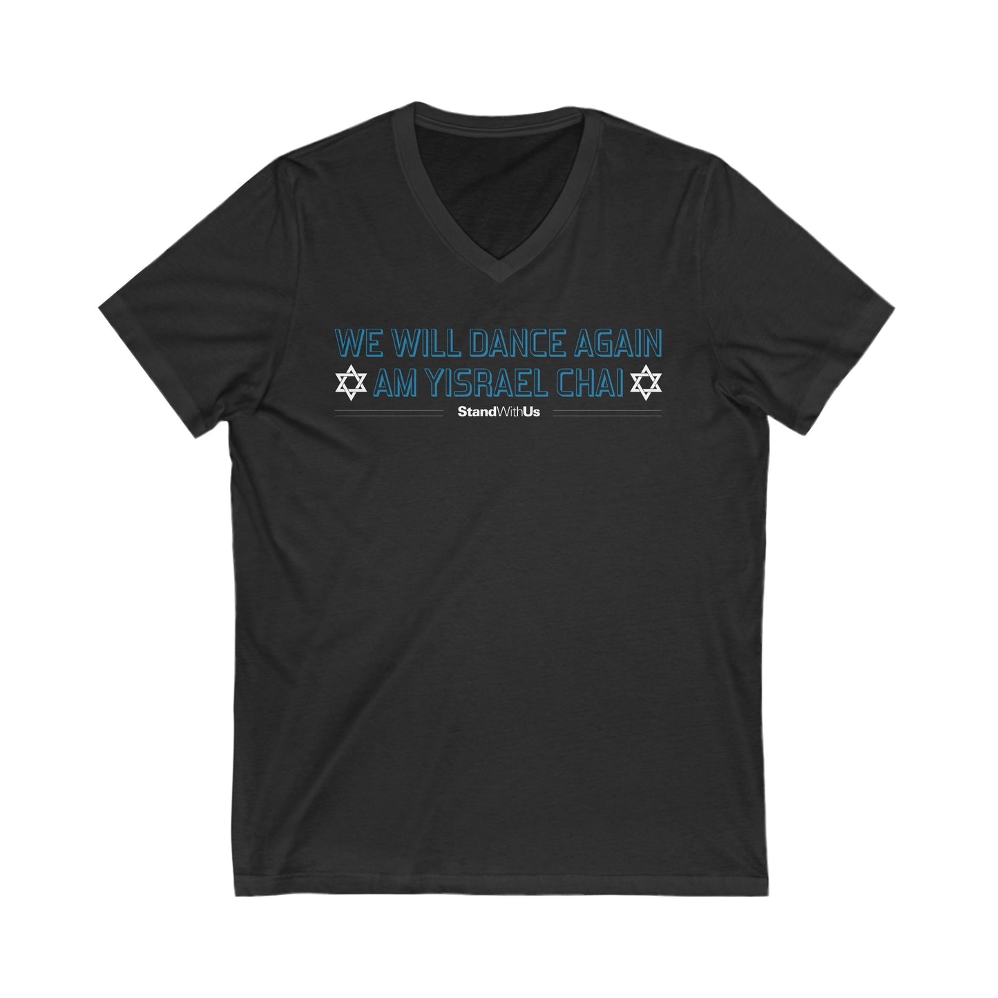 We Will Dance Again - Unisex Jersey Short Sleeve V-Neck Tee