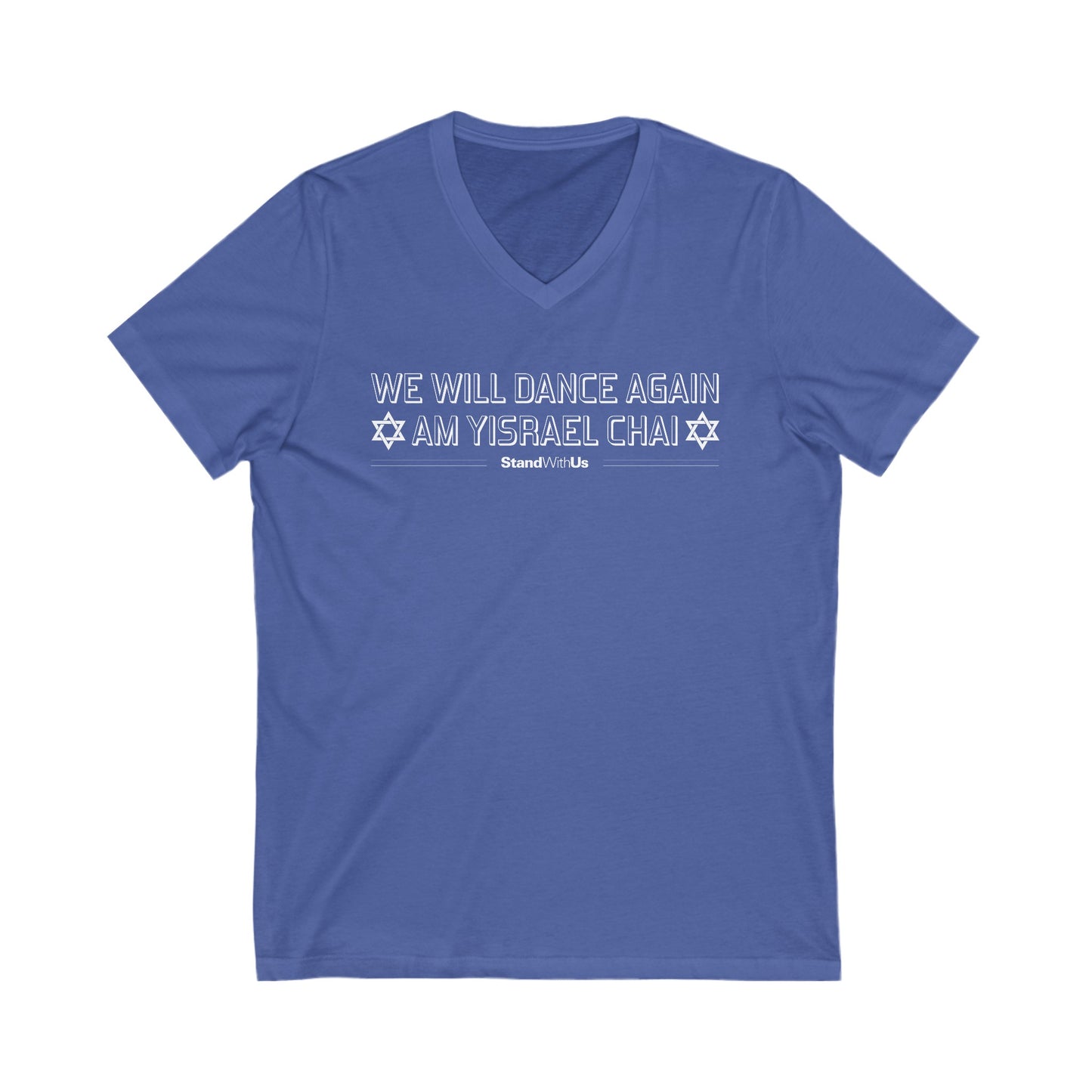 We Will Dance Again - Unisex Jersey Short Sleeve V-Neck Tee