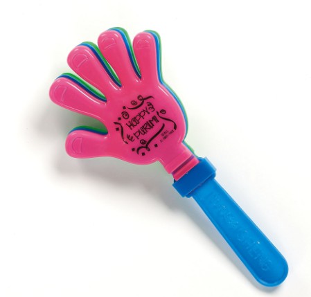 Hand-Clapping Purim Graggers