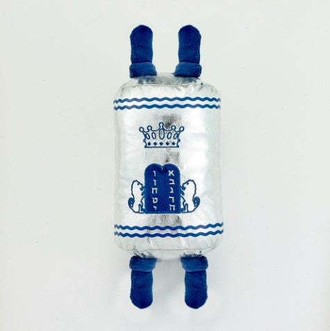 12" H Medium Silver Soft Torah