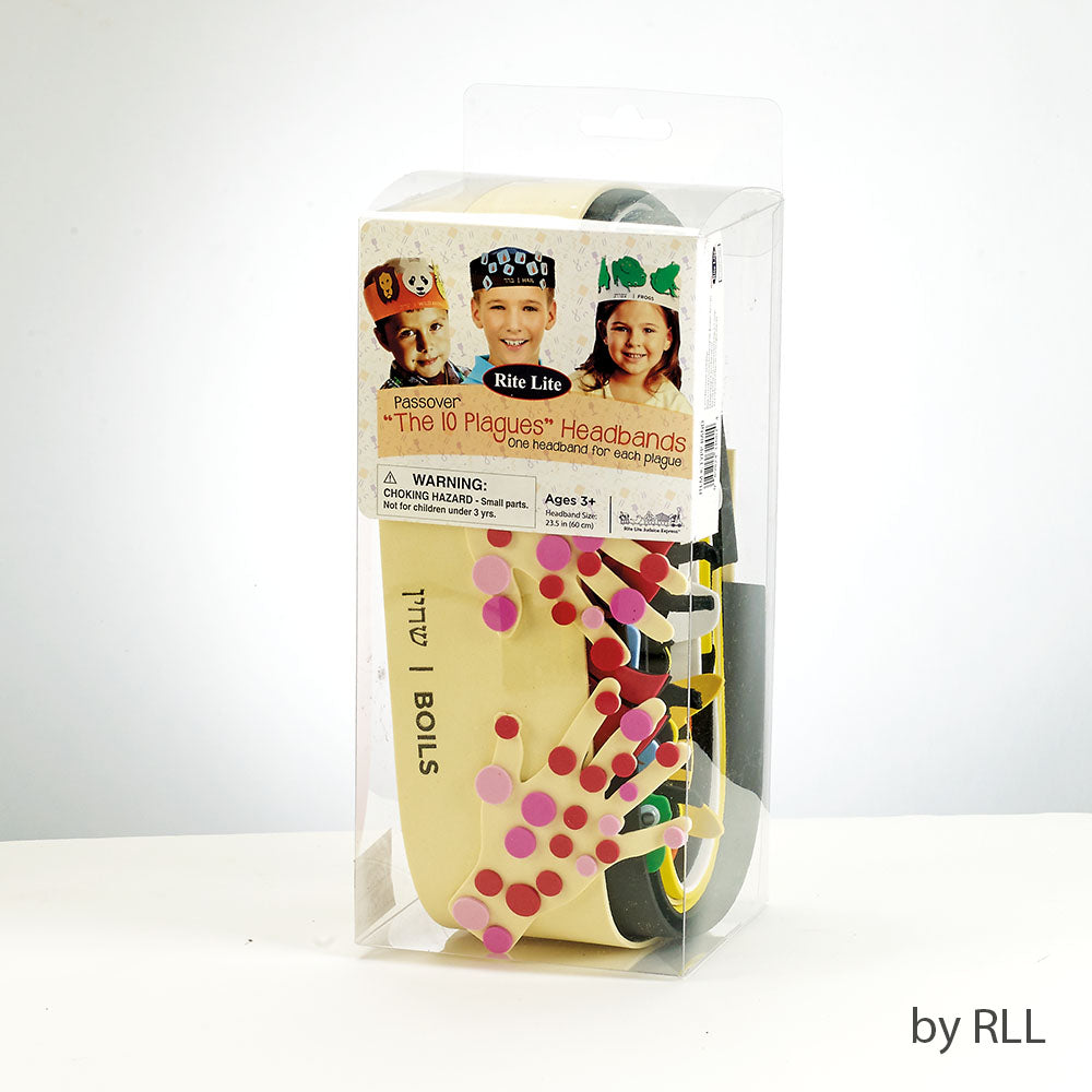 Ten Plagues Bands, Set of 10 Foam bands