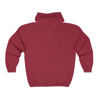 Unisex Full Zip Hooded Sweatshirt