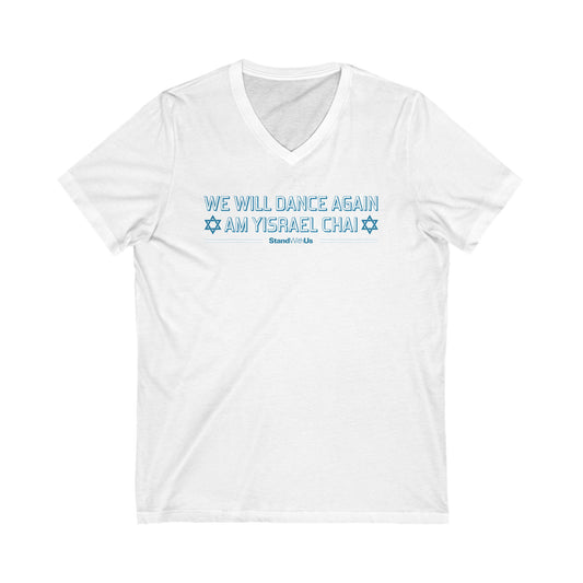 We Will Dance Again - Unisex Jersey Short Sleeve V-Neck Tee