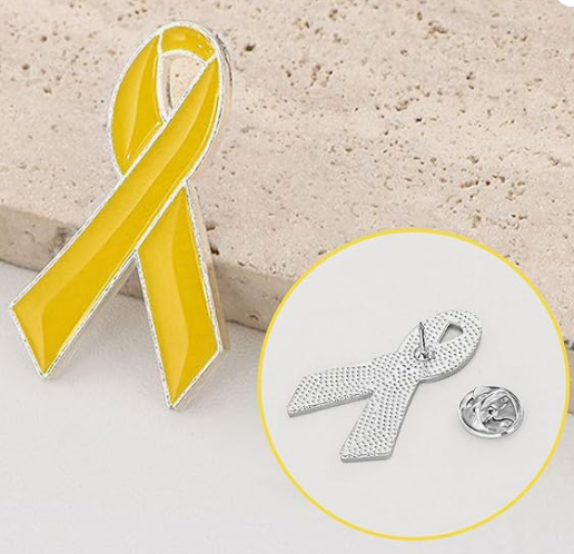 Yellow Hostage Pin