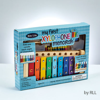 "My First Xylophone" Wood Menorah