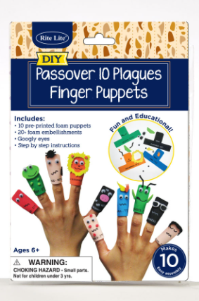 Passover Foam Fingers Puppet Kit