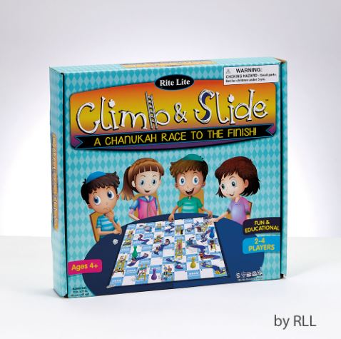 "Climb & Slide™" Game, A Chanukah Race to the Finish