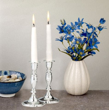 Set of 2 Silverplated Candlesticks