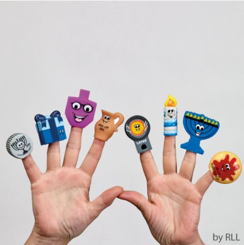 Chanukah Vinyl Finger Puppets